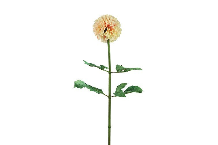 Kunstbloem Dahlia - Zalmroze - 73 cm