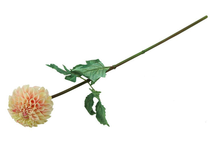 Kunstbloem Dahlia - Zalmroze - 73 cm