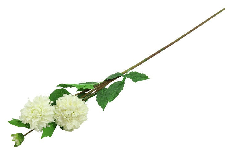 Kunstbloem Dahlia - Wit - 93 cm