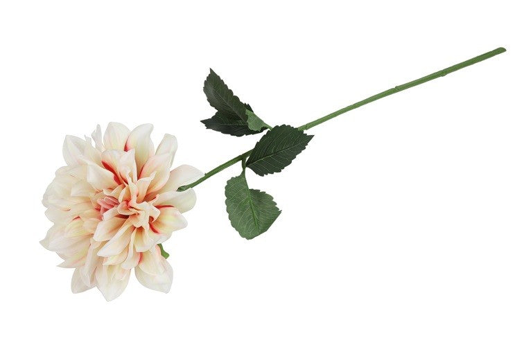 Kunstbloem Dahlia - Crème - 72 cm
