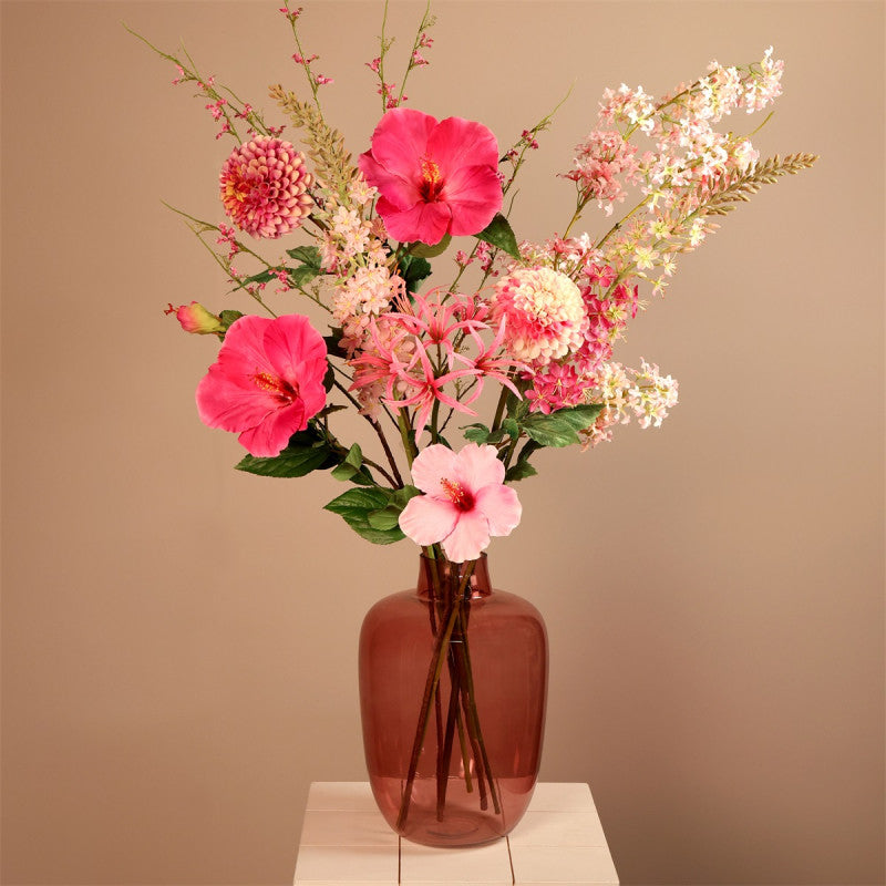 Kunstbloem Dahlia - Lila - 73 cm