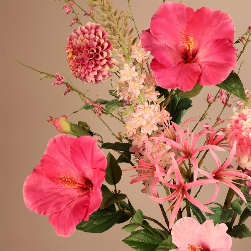 Kunstbloem Dahlia - Lila - 73 cm