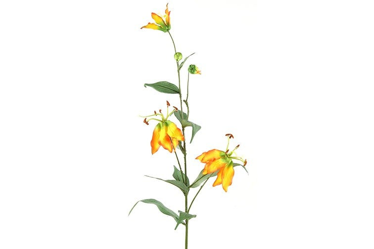 Kunstbloem Gloriosa - Goud - 82 cm