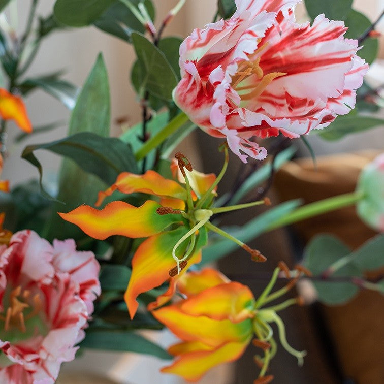 Kunstbloem Gloriosa - Goud - 82 cm