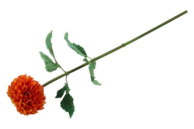 Kunstbloem Dahlia - Oranje - 73 cm