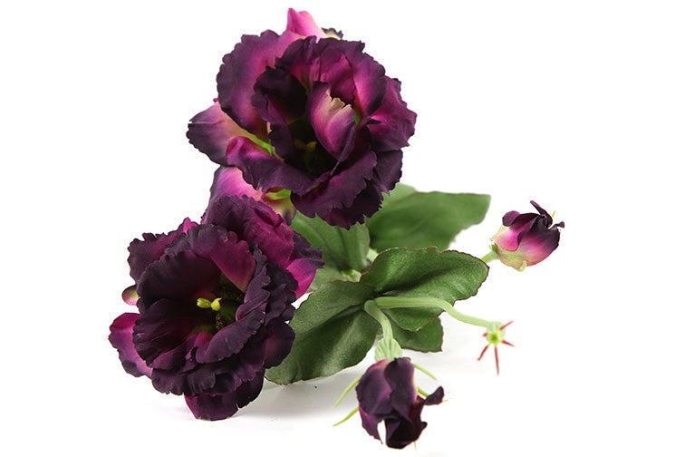 Kunstbloem Lisianthus - Paars - 94 cm