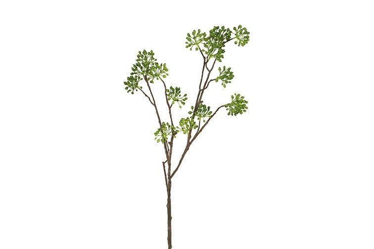 Kunstbloem / Kunstbes Rosa canina - Groen - 118 cm