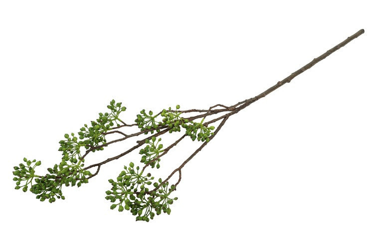 Kunstbloem / Kunstbes Rosa canina - Groen - 118 cm
