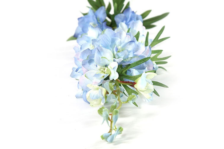 Kunstbloem Delphinium Jesika- Blauw- 94 cm