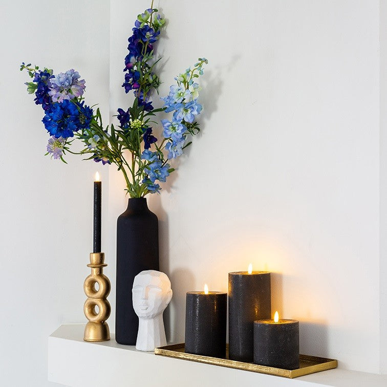 Kunstbloem Delphinium Jesika- Blauw- 94 cm