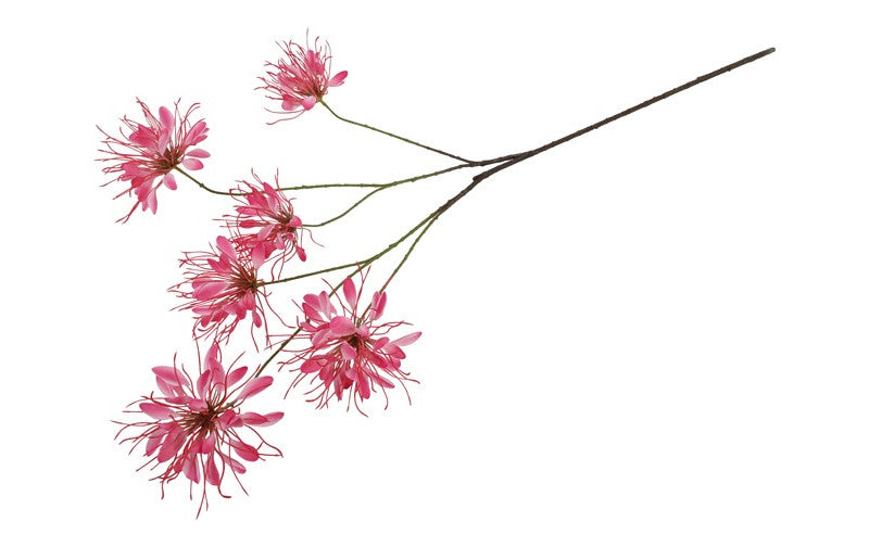 Kunstbloem Lycoris  - Donker roze  - 118 cm