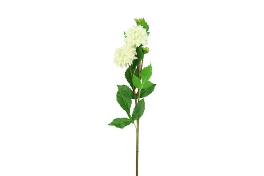 Kunstbloem Dahlia  - Wit - 93 cm