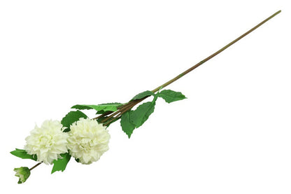 Kunstbloem Dahlia  - Wit - 93 cm
