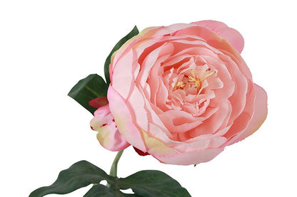 Kunstbloem Paeonia Carolo- Roze  - 48 cm
