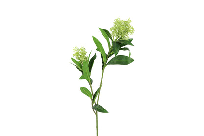 Kunstbloem Skimmia  - Groen - 72 cm