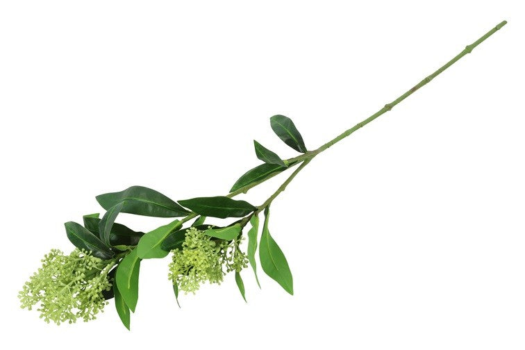 Kunstbloem Skimmia  - Groen - 72 cm