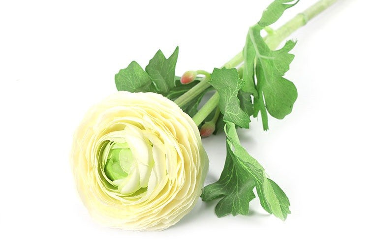 Kunstbloem Ranunculus  - Crème - 51 cm