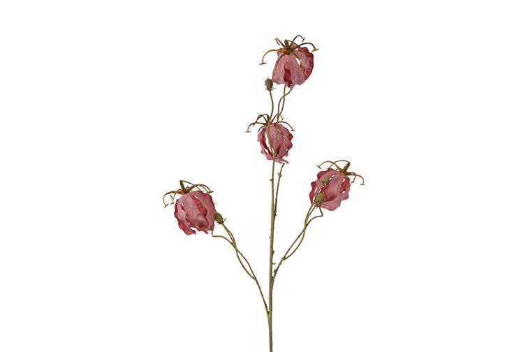 Kunstbloem Gloriosa miranda - Bordeaux  - 90 cm