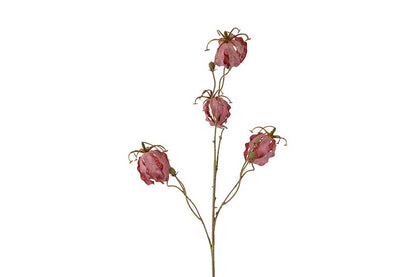 Kunstbloem Gloriosa miranda - Bordeaux  - 90 cm
