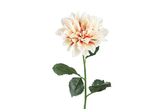 Kunstbloem Dahlia - Crème - 72 cm