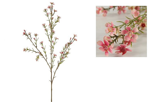 Kunstbloem Chamelaucium Tamara - Roze - 78 cm