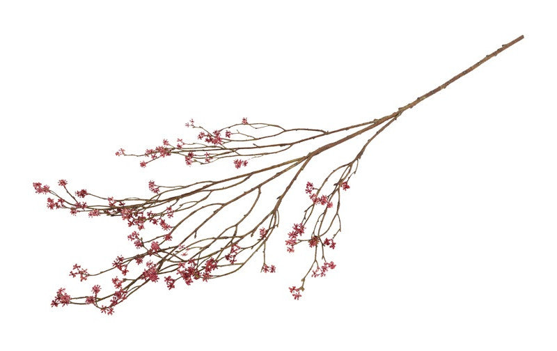 Kunstbloem Callicarpa - Rood - 118 cm