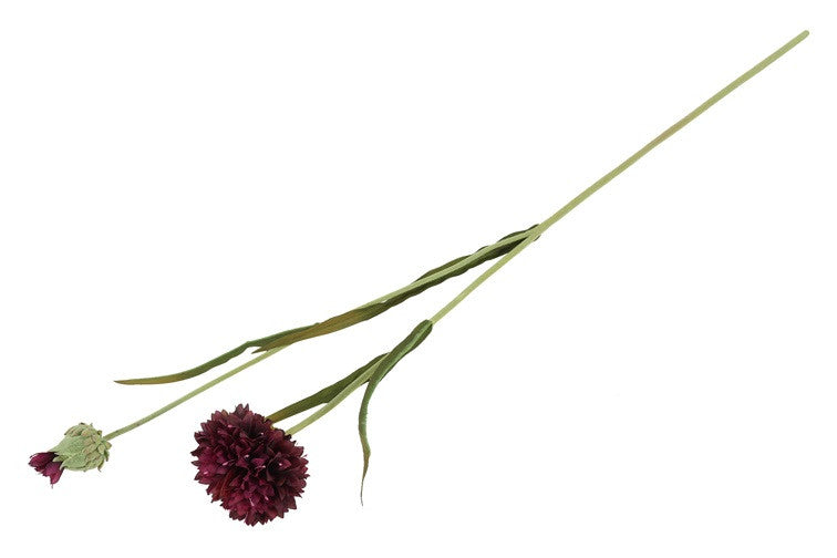 Kunstbloem Centaurea - Paars - 77 cm