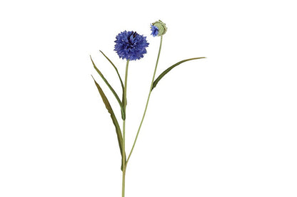 Kunstbloem Centaurea - Blauw- 77 cm