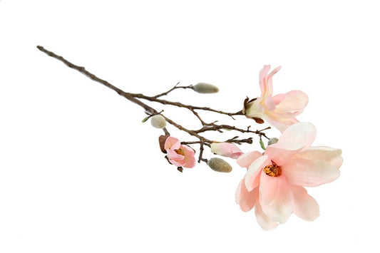 Kunstbloem Magnolia Chayca  - Roze - 87 cm