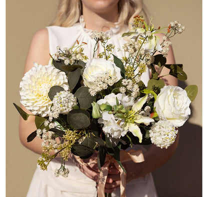 Kunstbloem Gypsophila - Crème- 61 cm