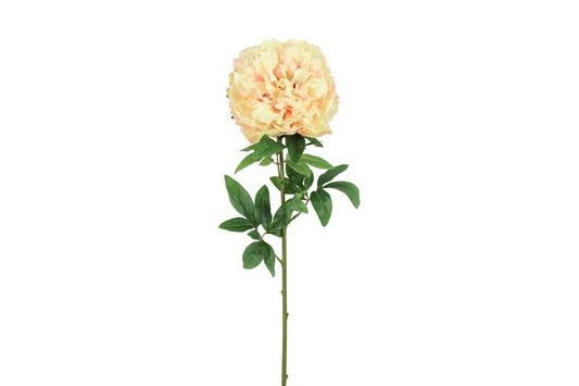 Kunstbloem Paeonia   - Zalm - 73 cm