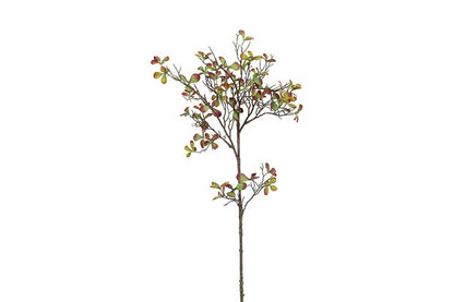Kunsttak Bucephalandra - Rood/groen - 75 cm