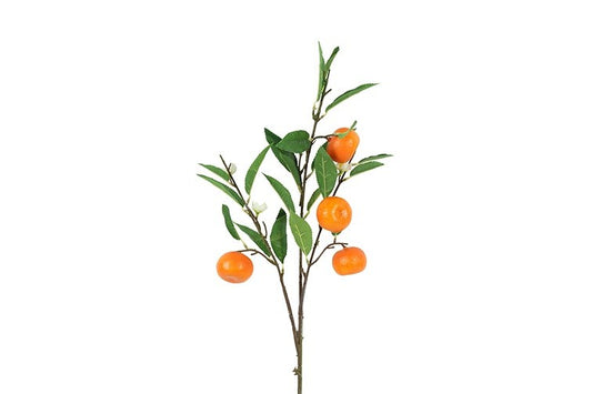 Kunstvrucht Citrus sinensis - Oranje - 90 cm