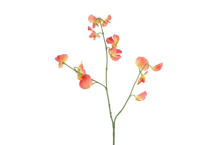 Kunstbloem Lathyrus oradus - Zalm - 77 cm
