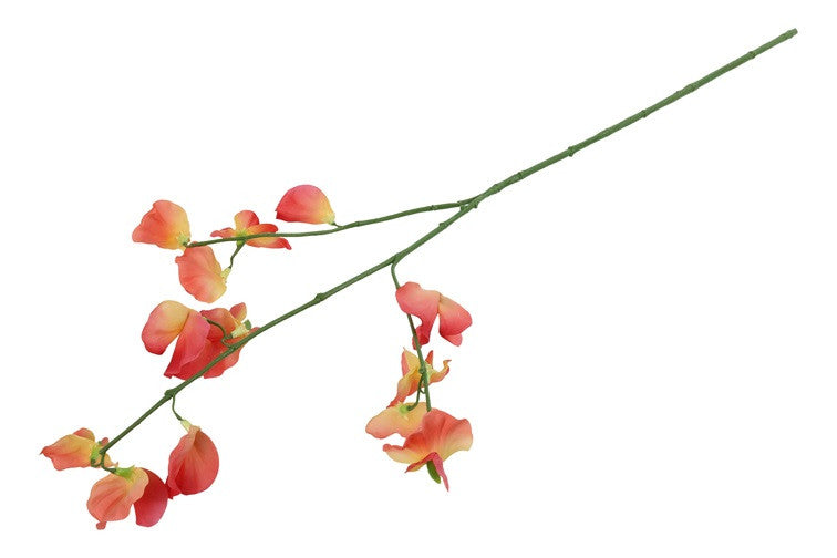 Kunstbloem Lathyrus oradus - Zalm - 77 cm
