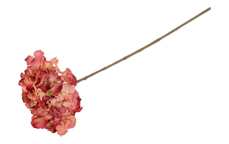 Kunstbloem  Hydrangea macrophylla Cas - Lichtroze- 81 cm