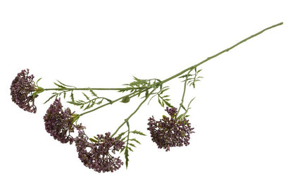 Kunstbloem  Anthriscus - Paars - 72 cm